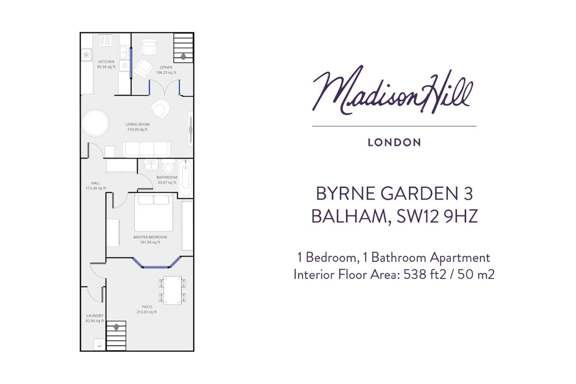 Madison Hill - Byrne Garden 3 - One Bedroom Home 런던 외부 사진